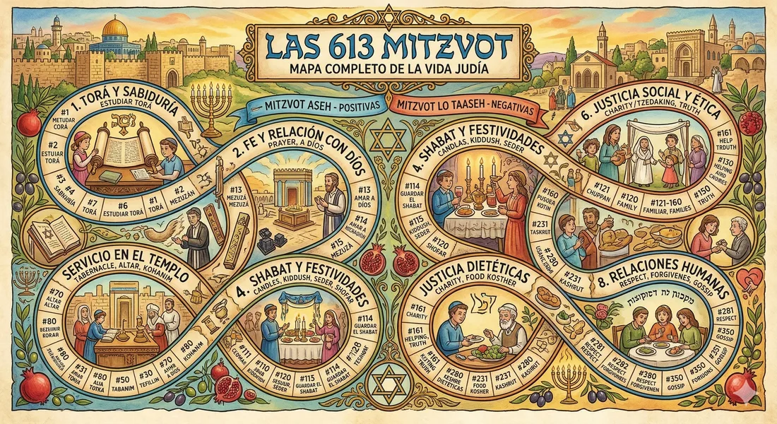 Imagen del shiur Las 613 Mitzvot: Mapa Completo de la Vida Judía
