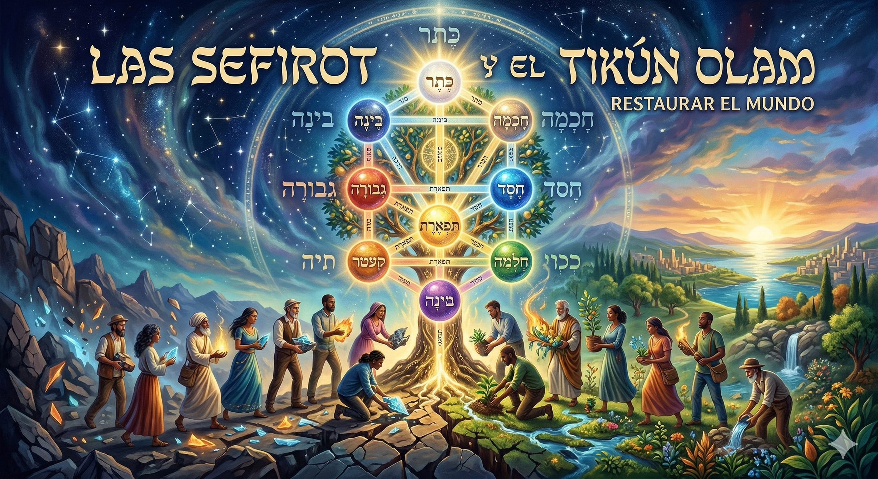 Las Sefirot y el Tikún Olam: Restaurar el Mundo