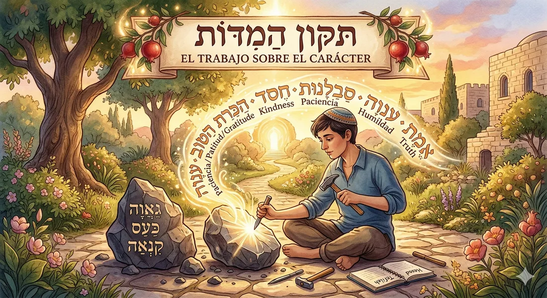 Imagen del shiur Tikún HaMiddot: El Trabajo sobre el Carácter